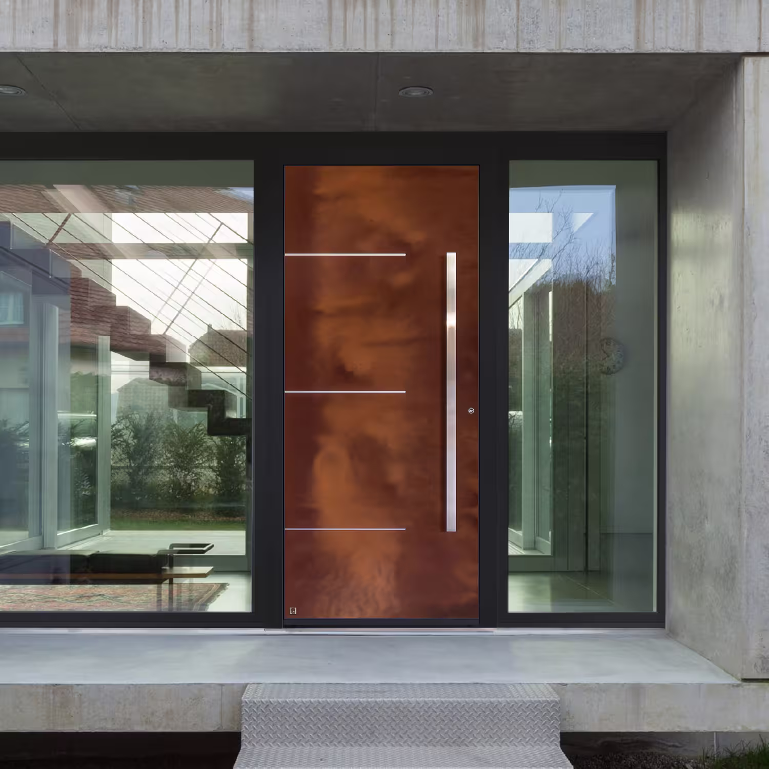 RYTERNA ENTRY RD100 doors 2 Ryterna Entry RD100 doors, lauko durys RD100, aliuminės durys, aluminium doors