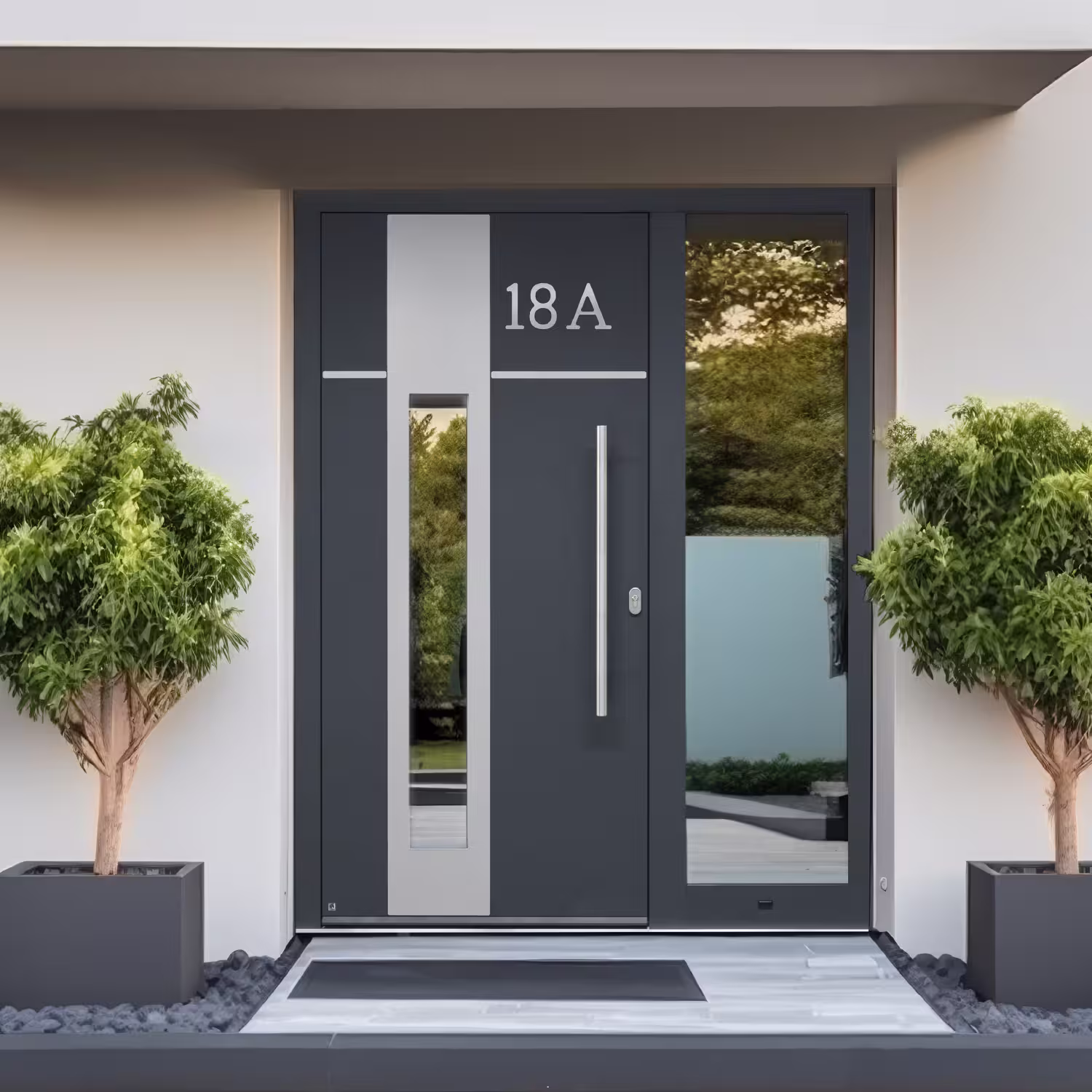 RYTERNA ENTRY RD80 doors 2 Ryterna Entry RD80 front doors, lauko durys RD80